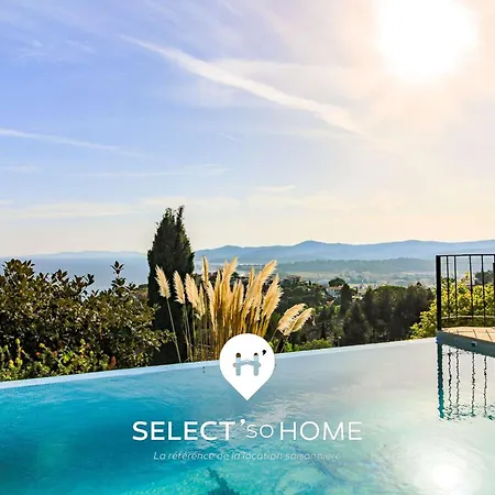 Villa Select'sohome - Magnifique Pour 10 Personnes Avec Piscine à Débordement Et Vue Sur La ! - Pavillou *
